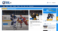 Desktop Screenshot of khl.sk